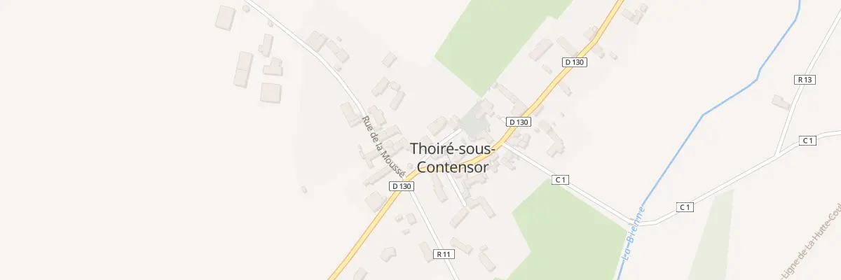 Plan du 1 Imp de l’Eglise à Thoiré-sous-Contensor