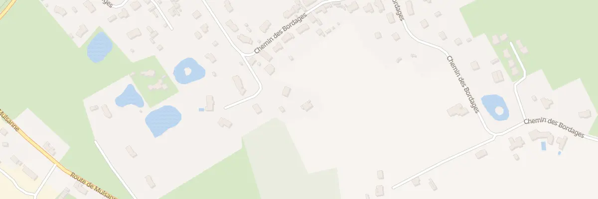 Plan du 52 Che des Bordages à Arnage
