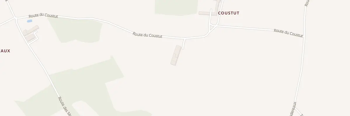 Plan du 245 Coustut Sud aux Lèves-et-Thoumeyragues