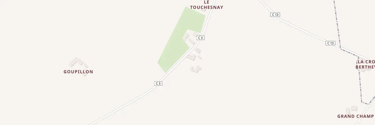 Plan du 2 Le Petit Touchenay à Teillé