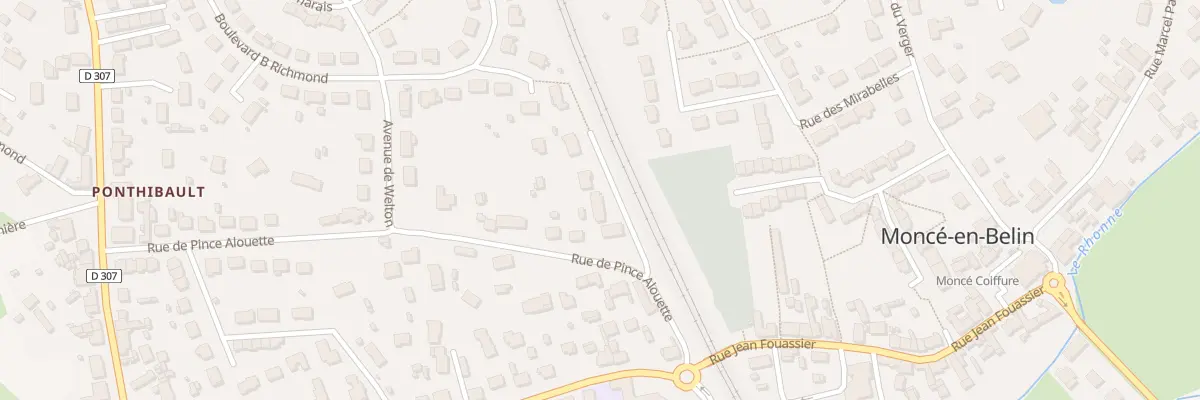 Plan du 1B Imp de Pince Alouette à Moncé-en-Belin