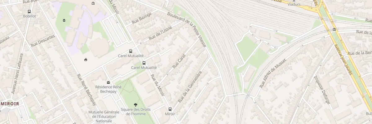 Plan du 9 Rue Carel au Mans