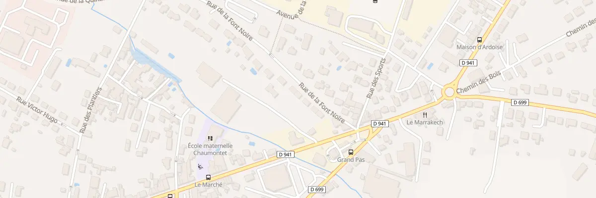 Plan du 12 Rue de la Font Noire à L’Isle-d’Espagnac