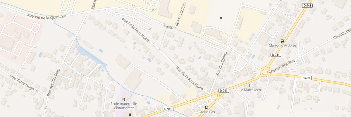 Plan du 13 Rue de la Font Noire à L’Isle-d’Espagnac