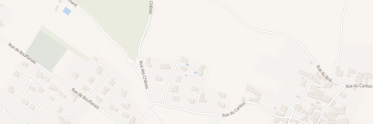 Plan du 1E Rue du Canton à Tourriers