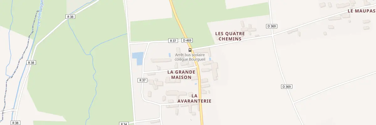 Plan du 40 La Grande Maison à Benais