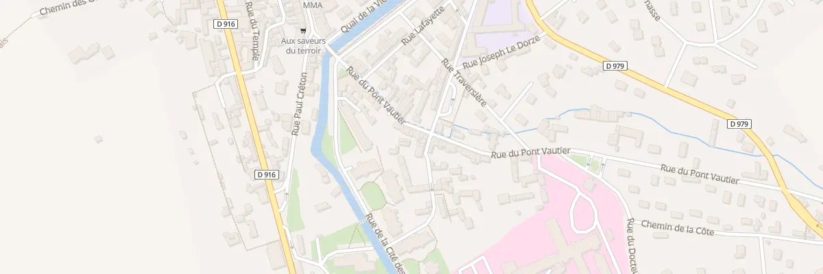 Plan du 22 Rue du Pont Vautier à Vimoutiers