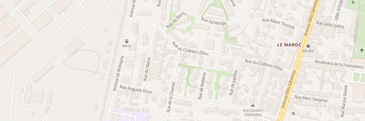 Plan du 3 Rue de la Charnie au Mans