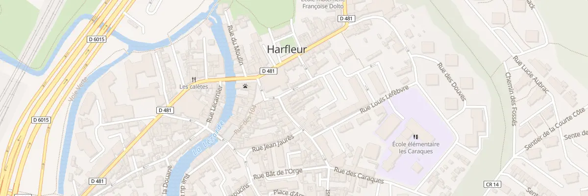 Plan du 14 Rue Arthur Fleury à Harfleur