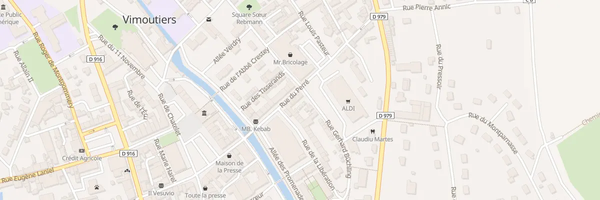 Plan du 14 Rue du Perré à Vimoutiers