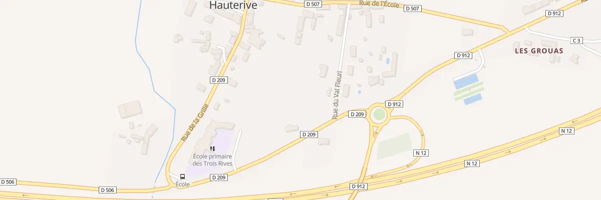 Plan du 207 Rue des Petits Champs à Hauterive