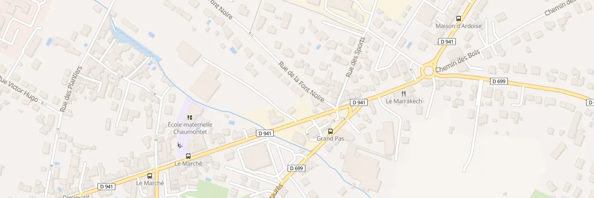 Plan du 6 Rue de la Font Noire à L’Isle-d’Espagnac