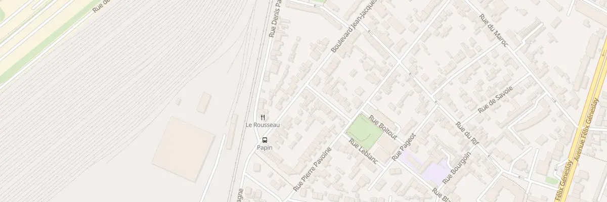 Plan du 263 Bd Jean-Jacques Rousseau au Mans