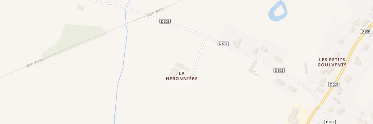 Plan du 317 Rte de la Heronniere à Hauterive