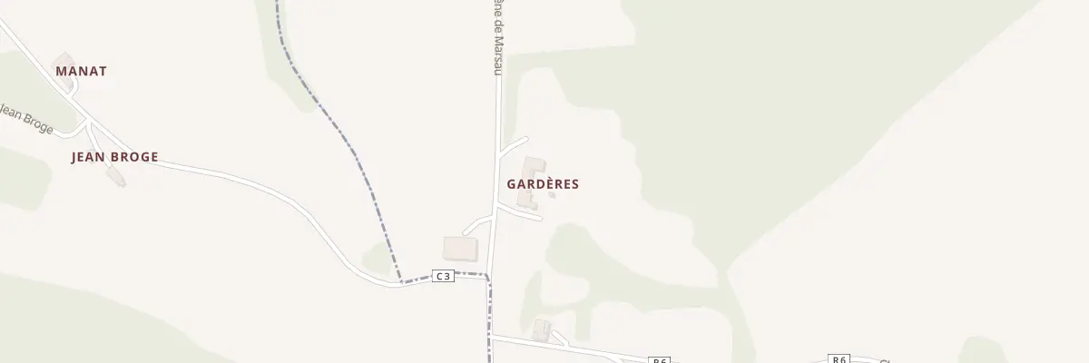 Plan du 5051 Garderes à Monlezun