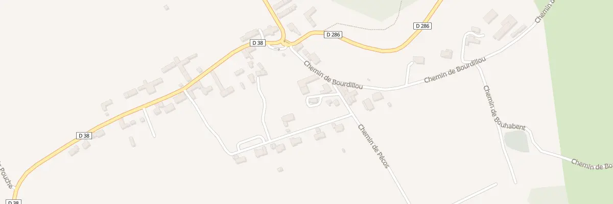 Plan du 2 Chem de Pecos à Betplan