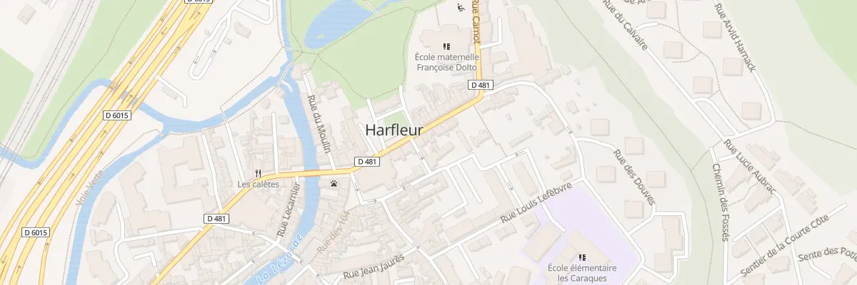 Plan du 38 Rue de la République à Harfleur