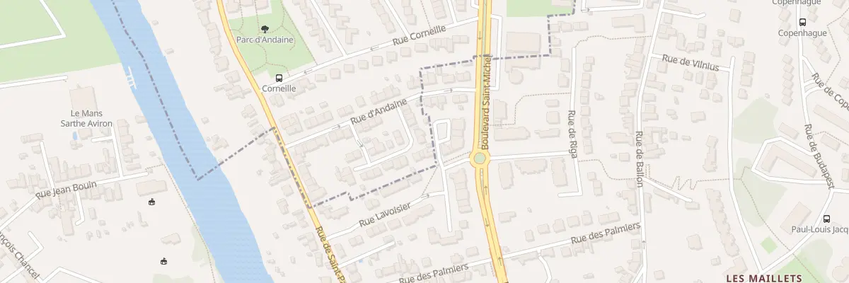 Plan du 9 Rue des Pinsons à Coulaines