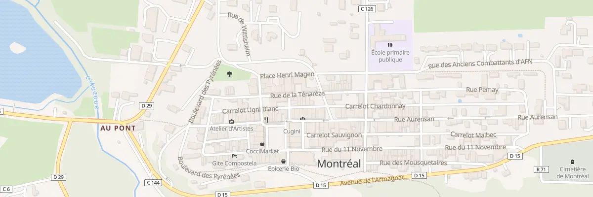 Plan du 2 Rue de la Tenarèze à Montréal