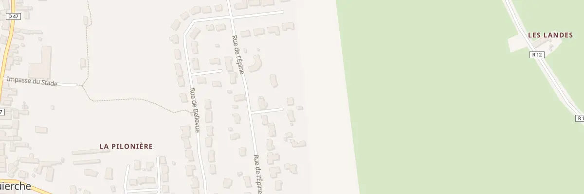 Plan du 18 Rue de L Epine à La Guierche