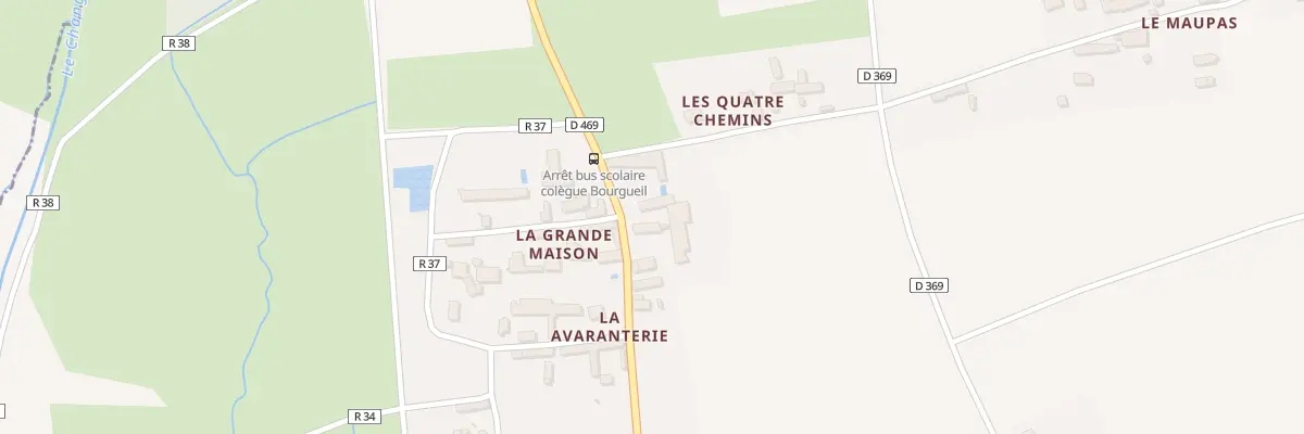 Plan du 3 La Grand Maison à Benais
