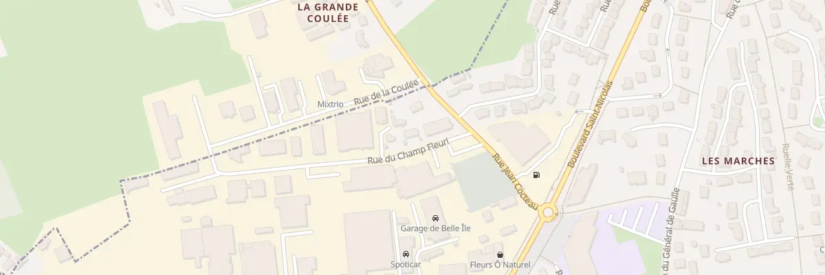 Plan du 4 Champ Fleuri à Coulaines