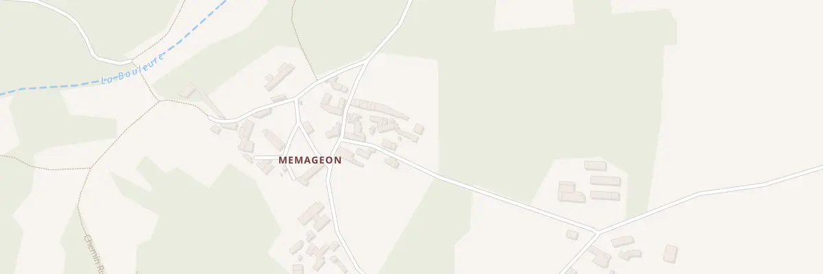 Plan du 5510F Mémageon à Brux