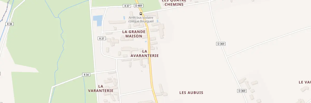 Plan du 37 La Grande Maison à Benais