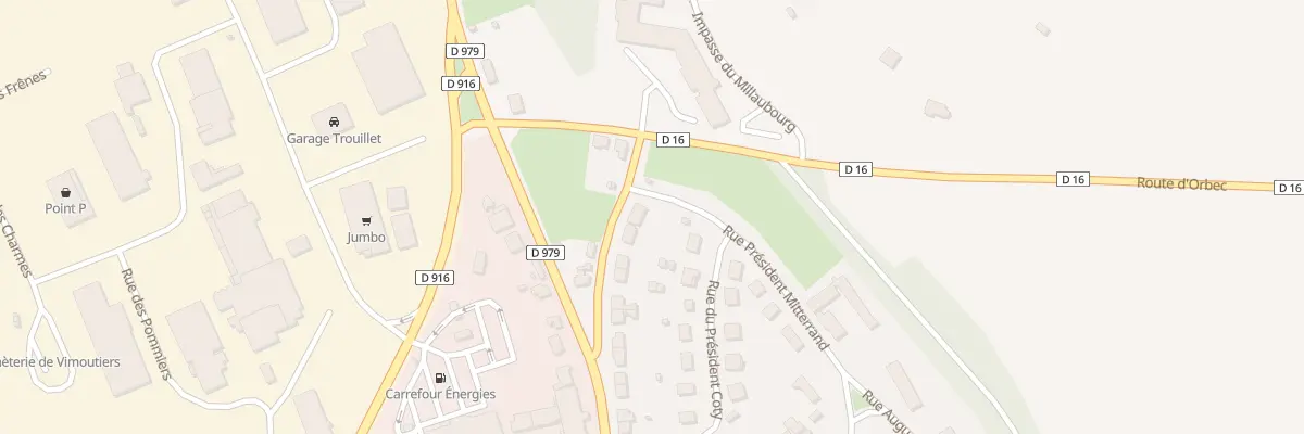 Plan du 100 Av du Maréchal Lyautey à Vimoutiers