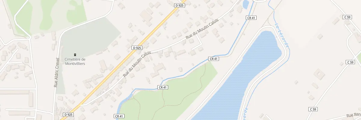 Plan du 34 Rue du Moulin Calois à Montivilliers