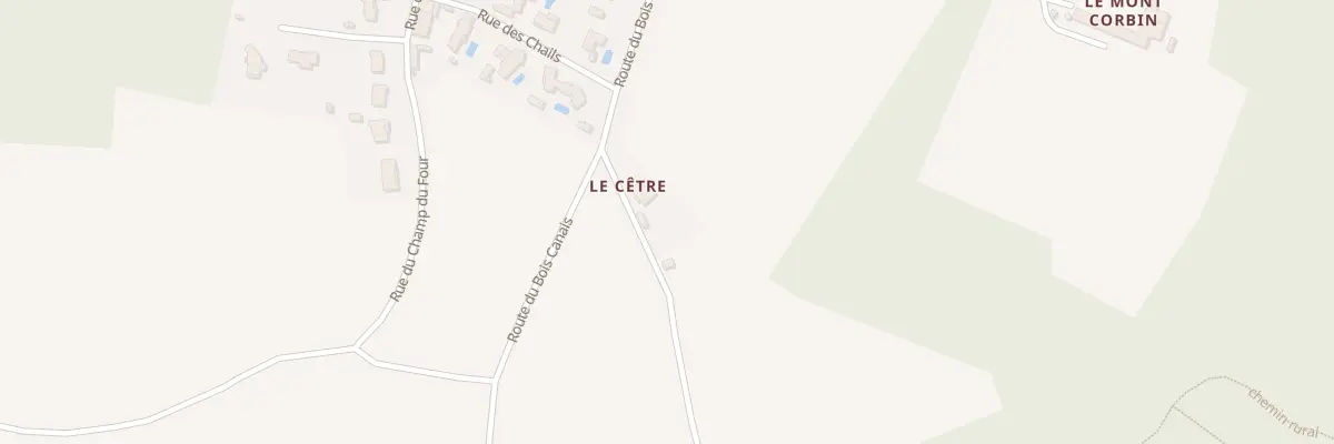 Plan du 11 Rte du Bois Canais à Béruges