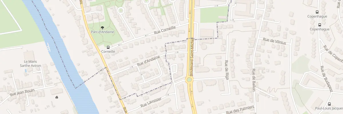 Plan du 26 Rue d’Andaine au Mans
