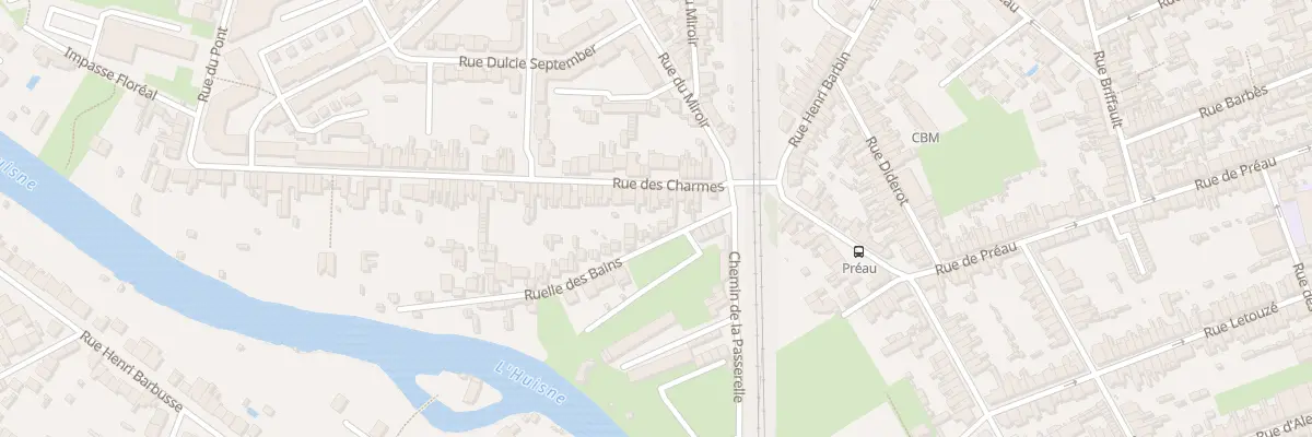 Plan du 17 Rue des Charmes au Mans