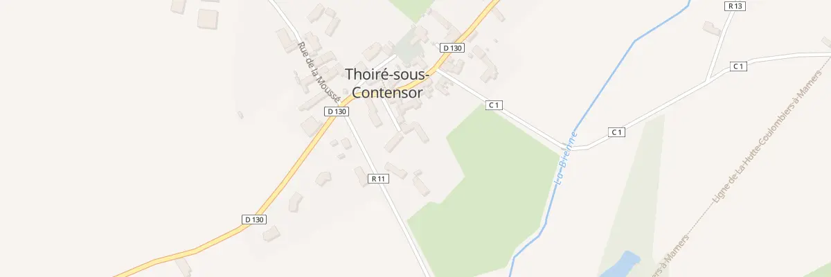 Plan du 4 Imp du Bourg à Thoiré-sous-Contensor