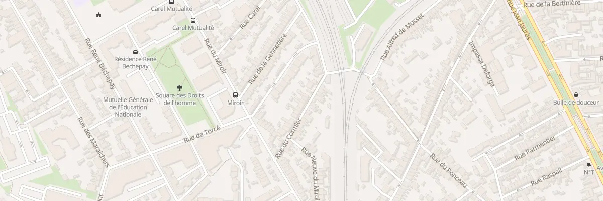 Plan du 12 Rue du Cormier au Mans