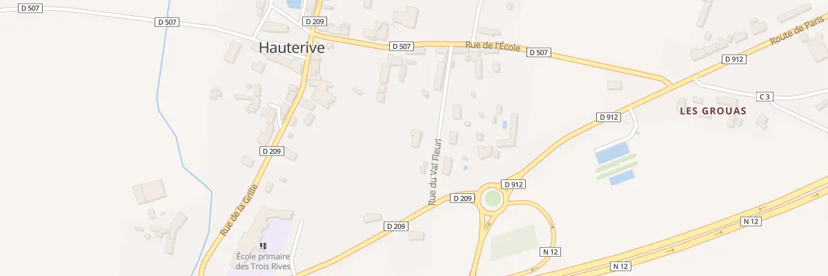 Plan du 3 Rte du Val Fleuri à Hauterive