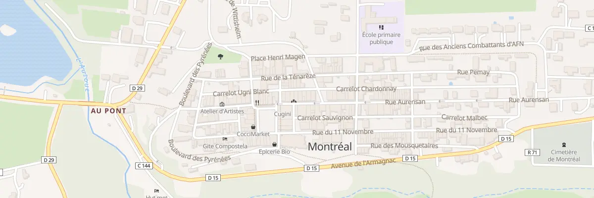 Plan du 6 Rue Aurensan à Montréal