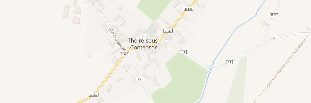 Plan du 16 Rue Principale à Thoiré-sous-Contensor