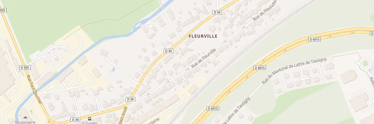Plan du 25 Rue de Fleurville à Harfleur