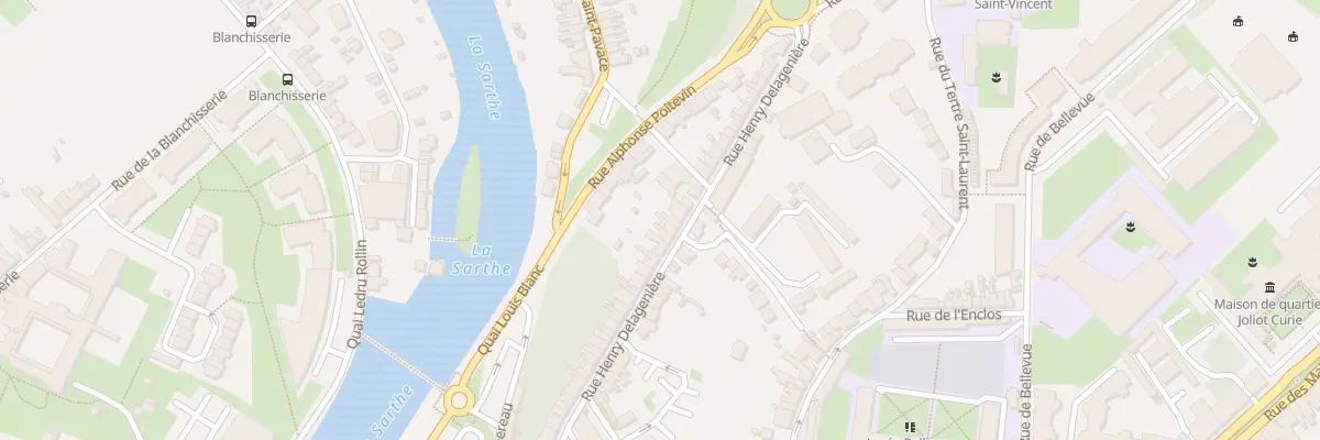 Plan du 65 Rue Henry Delagenière au Mans
