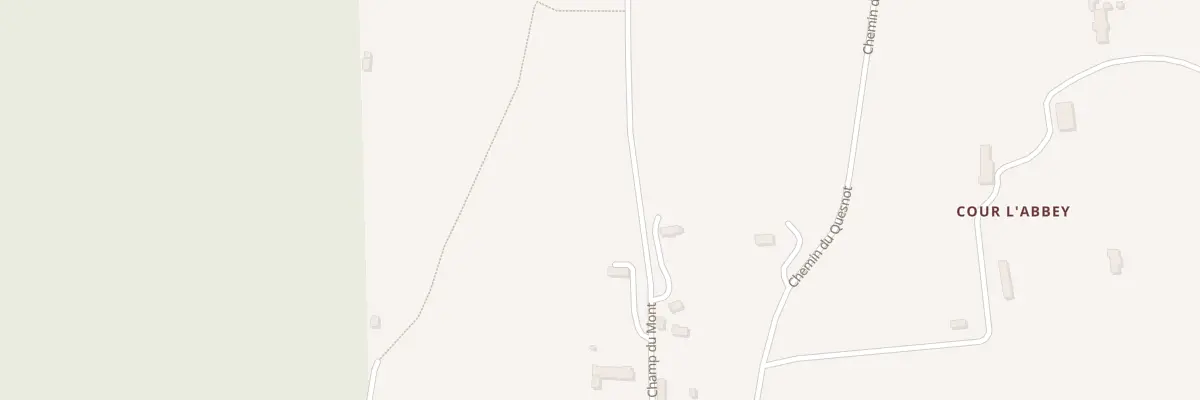 Plan du 75 Chem du Champs du Mont à Pierrefitte-en-Auge