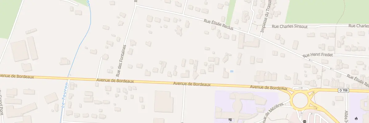 Plan du 19Q Av de Bordeaux à Port-Sainte-Foy-et-Ponchapt