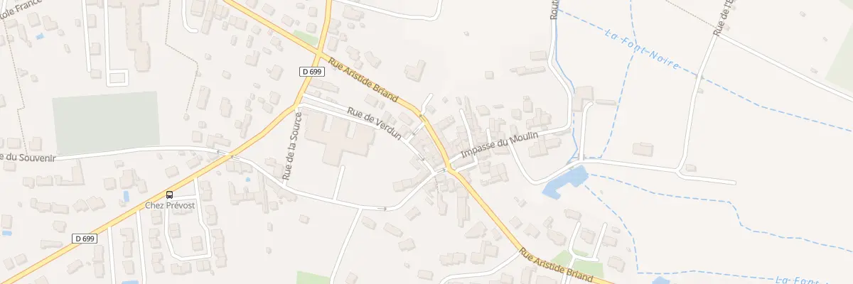 Plan du 9 Rue Aristide Briand à L’Isle-d’Espagnac