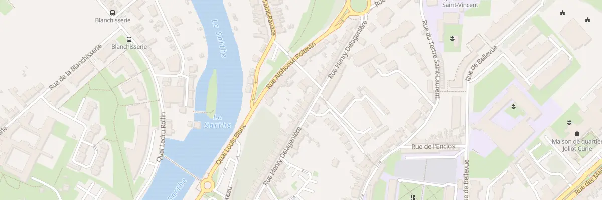 Plan du 67 Rue Henry Delagenière au Mans