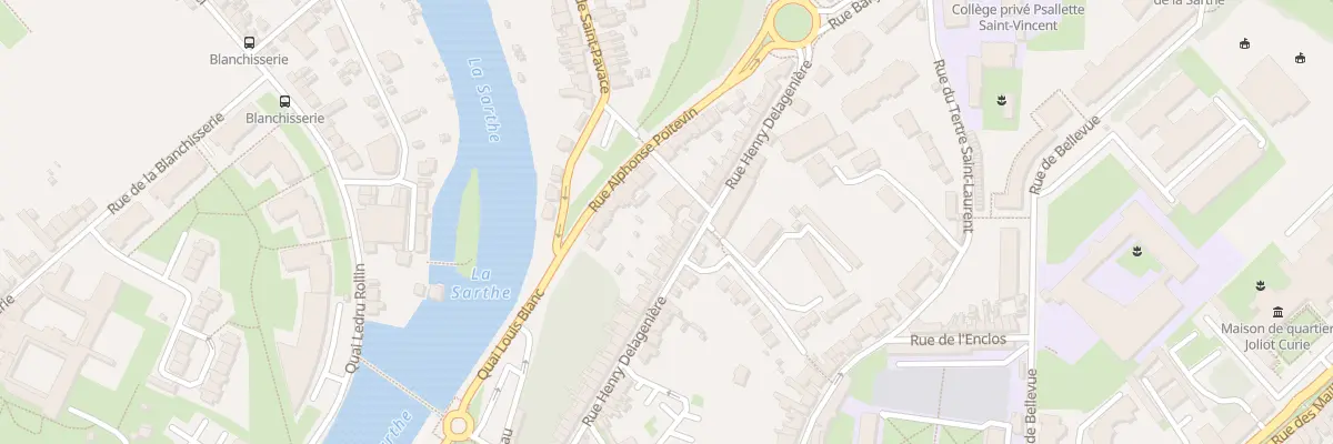 Plan du 69 Rue Henry Delagenière au Mans