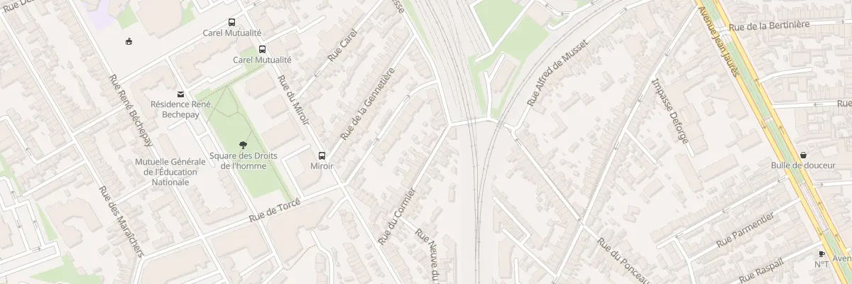 Plan du 6 Rue du Cormier au Mans