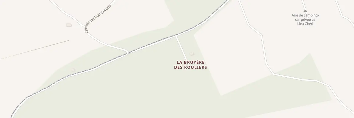 Plan du 1 Che de la Bruyere des Rouliers à Ouilly-le-Vicomte