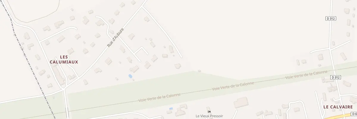 Plan du 287T Rue d’Aubure à Surville