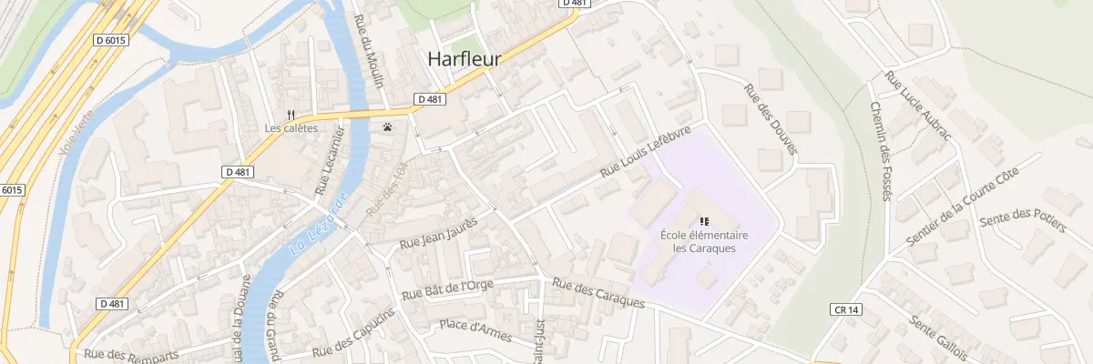 Plan du 5 Rue Louis Lefebvre à Harfleur