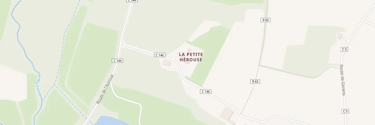 Plan du 5425 A la Petite Herouse à Montréal